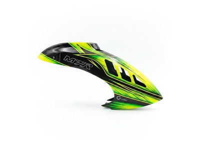 Canomod Airbrushed Fiberglass Canopy OMPHOBBY M7R (Venom Green) : CNM-F1012