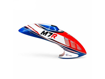 Canomod Airbrushed Fibreglass Canopy for OMPHOBBY M7R (Orange) : CNM-F1043