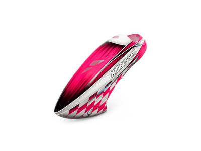 Canomod Airbrushed Fiberglass Canopy for XLPower Nimbus 550 V2 Nitro/Electric (Fuchsia) : CNM-F1081