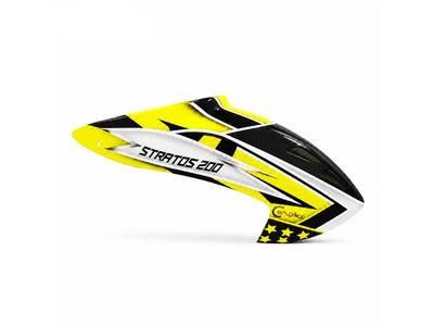 Canomod Airbrushed Lexan Canopy XLPower Stratos 200 A4 (Yellow) : CNM-L1026
