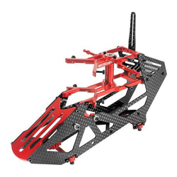 Aluminum/Carbon Fibre Main Frame (Red) - Blade Revolution 235 CP : MH-235C105