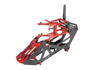 Aluminum/Carbon Fibre Main Frame (Red) - Blade Revolution 235 CP : MH-235C105