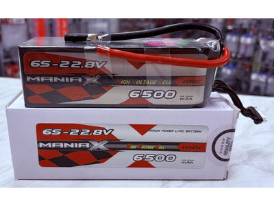ManiaX 6S-22.8v 6500mah HV 100C Lipo (Second Hand) : MHSH116