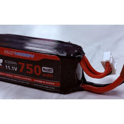OMPHOBBY 11.1v 750mah 60C Lipo (Second Hand) : MHSH112