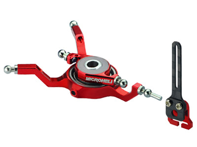 Aluminium Swashplate W/ Anti-Rotation Guide (RED) - BLADE NANO CPX/S/S2 (MH-NCPX112X)