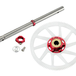 Titanium Main Shaft/CNC Delrin Gear/Auto Hub (Red) - Blade 180CFX/150S (MH-18FX167X)