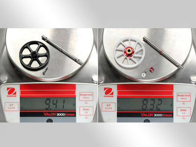 Titanium Main Shaft/CNC Delrin Gear/Auto Hub (Red) - Blade 180CFX/150S (MH-18FX167X)