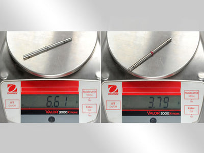 Precision CNC Solid Titanium Main Shaft/Collar RED - 180 CFX/150S (MH-18FX166T)