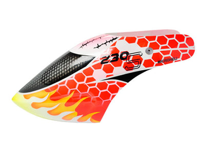 Airbrush Fibreglass Solar Flare Canopy - BLADE 230S / 230S V2 (MH-230S080SF)