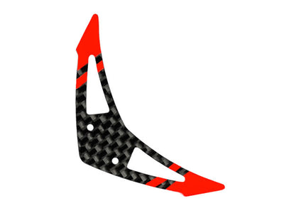 Carbon Fibre Horizontal Fin "F" Style (R) (For MH Tail Boom) (MH-230S064RF)