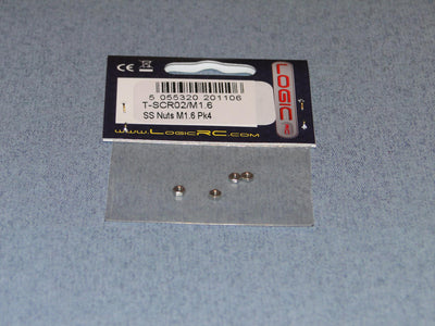 SS Nuts M1.6 Pk4 : SCR02/M1-6