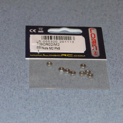 SS Nuts M2 Pk8 : SCR02/M2