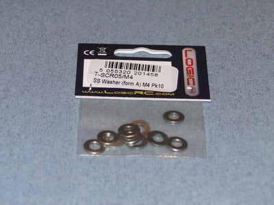 SS Washer (form A) M4 Pk10 : SCR05/M4