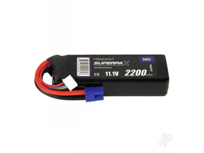Radient LiPo 3S 2200mAh 11.1V 30C EC3