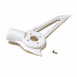 Vertical Fin/Motor Mount (White) - Blade 150 S (BLH5404)