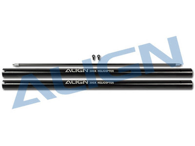 T-Rex 300X Tail Boom Set (2) (H30T001XXT)