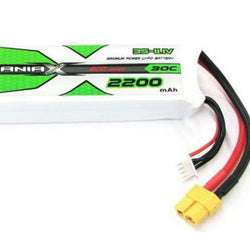 ManiaX 11.1V 2200mAh 30C Lipo Battery Pack : MX2200-3S-30