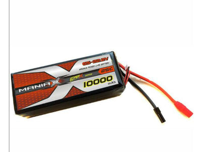 ManiaX 22.2V 10,000mAh multi-rotors lipo battery packs : MX10000-6S-25