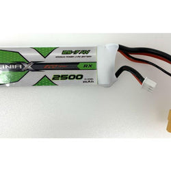 Maniax 7.4V 2500mah 30C Lipo Rx Battery Pack : MX2500-2S-RX