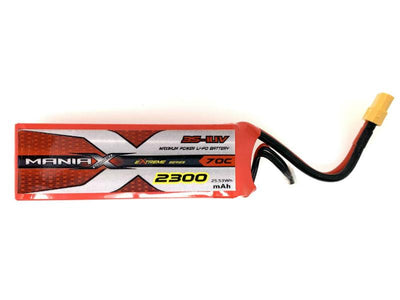 ManiaX 2300mah 11.1V 70C Lipo Battery Pack : MX2300-3S-70