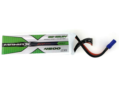 ManiaX 22.2V 4500mah 35C Lipo Battery Pack : MX4500-6S-35