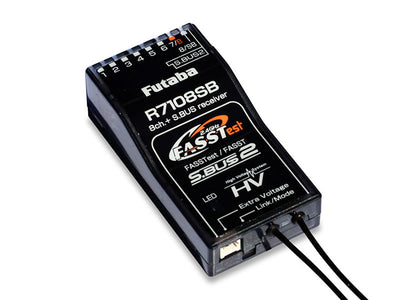 Futaba 8/18ch Rx FASST/FASSTest S-Bus (HV) Receiver (P-R7108SB)
