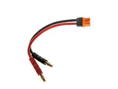 IC3 Battery Charge Lead 6"; 13 AWG / 4mm Bullets