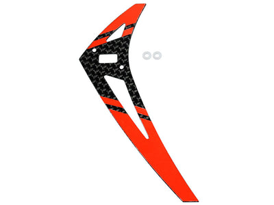 Carbon Fibre Vertical Fin 'G' Style (RED) - BLADE 200S/230S/V2/250CFX (MH-230S064VGR)