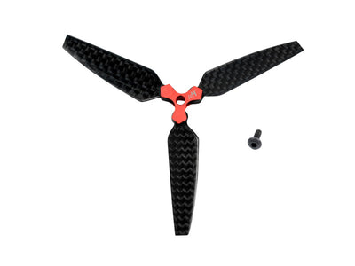 Carbon Fibre Folding 3 Blade Propeller 90mm Tail Blade (RED) (MH-23V2150CF)