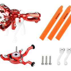 CNC Triple Orange Blades Conversion Set (RED) - BLADE NANO CPX/S/S2 (MH-NAS2101TOR)