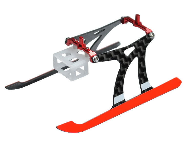 Aluminium/Carbon Fibre Landing Gear (RED) BLADE NANO CPX/S/S2 (MHNA