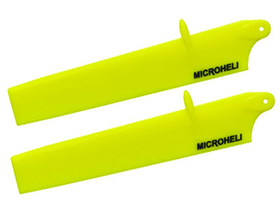 Bullet Plastic Main Blade 117mm (YELLOW) - MCPXBL/BL2 : MH-MCPXBL303YL