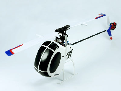 Airbrush Fiberglass Dragonfly Canopy (BW) - BLADE MCPX BL2 : MH-MBL2080DBW
