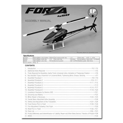 Assembly Manual (Forza 450)