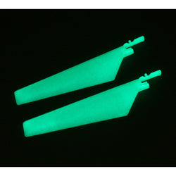 BLADE MICRO CX LOWER MAIN BLADE SET (GLOW IN THE DARK)