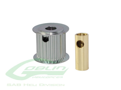 Aluminium Motor Pulley 24T (for 6/8mm motor shaft)