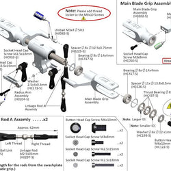 Steel Spindle Shaft - Goblin 500 : H0213-S