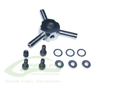 3 Blades Steel Tail Hub - Goblin Urukay/630/700/770 Comp/Spd