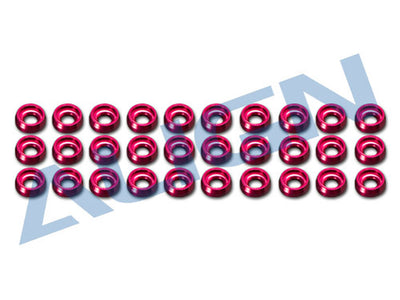 Align T-Rex 470 M2.5 Special Washer Red (30) : H47Z004XRT