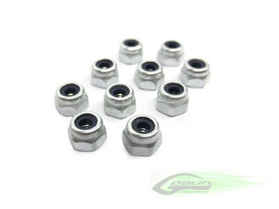 SAB Metric Hex Nylon Nuts M3 H4 (10pcs) - Goblin 630/700