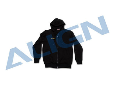 Align Zipped DFC Hoody - Black (S) : HOC00209-2