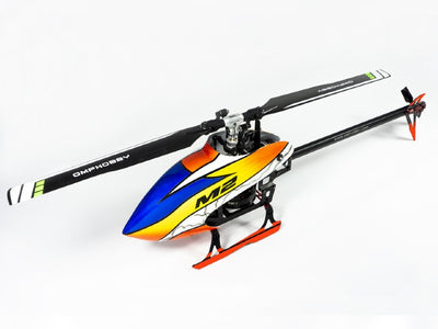 Aluminium/Carbon Fibre Tail Motor Mount W/ Fin Set (RED) - OMP Hobby M2 V2/EXP : MH-M2EX125