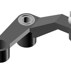 Tail rotor lever ball raced