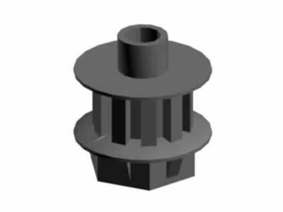 Tail drive pulley antistatic