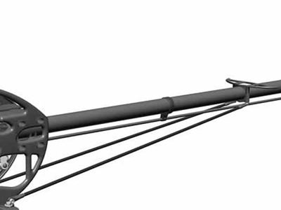 Carbon tail boom brace LOGO 400