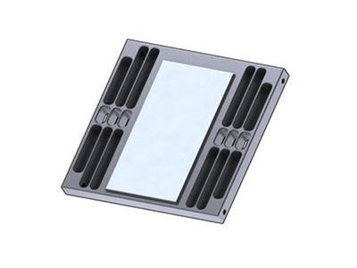 Speed controler mounting plate, LOGO 500/600 Carbon