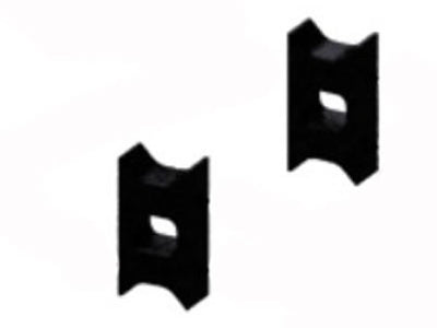 Tail servo  holder,  LOGO 500/600 Carbon