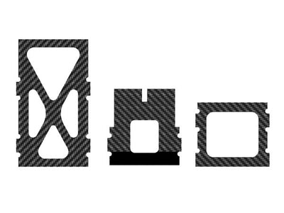 Upper Carbon Chassis Frames LOGO  XXtreme