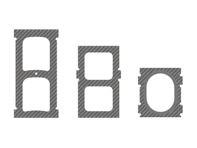 Vertical Frames Carbon Chassis,1mm, LOGO 700 XXtreme