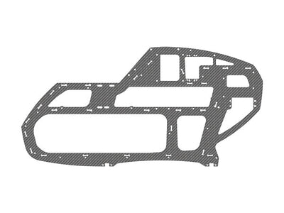 Right Sideframe, 1mm, Logo 700 XXtreme